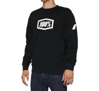 100% - 100% Icon Crewneck Sweatshirt - 20026-00000 - Black - Small - Image 1