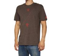 100% - 100% Astra T-Shirt - 20000-00060 - Brown Heather - Small - Image 1