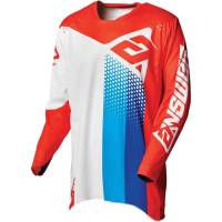 Answer - Answer Elite Pace Jersey - 0409-0965-5755 - White/Red/Hyper Blue - X-Large - Image 1