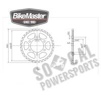 BikeMaster - BikeMaster Steel Rear Sprocket - 32T - 280 501 32 - Image 2