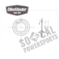 BikeMaster - BikeMaster Steel Rear Sprocket - 34T - 260 282 34 - Image 2