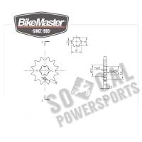 BikeMaster - BikeMaster Front Sprocket - 12T - 120 546 12 - Image 2