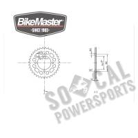 BikeMaster - BikeMaster Steel Rear Sprocket - 35T - 965024 - Image 2