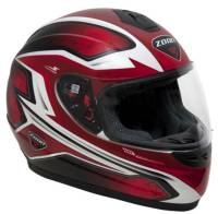 Zoan - Zoan Thunder Electra Graphics Helmet - 223-104 - Red - Small - Image 1