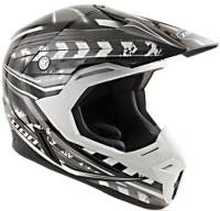 Zoan - Zoan Synchrony MX Monster Graphics Helmet - 521-176 - Black/Matte Silver - Large - Image 1