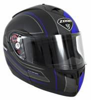 Zoan - Zoan Optimus Raceline Graphics Snow Helmet - 138-118SN - Matte Black/Blue - 2XL - Image 1