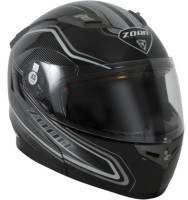 Zoan - Zoan Flux 4.1 Commander Graphics Snow Helmet with Electric Shield - 137-126SN/E - Silver - Large - Image 1