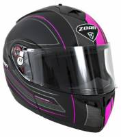 Zoan - Zoan Optimus Raceline Graphics Snow Helmet - 138-175SN - Black/Pink - Medium - Image 1