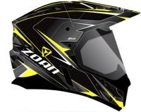 Zoan - Zoan Synchrony Duo-Sport Hawk Graphics Snow Helmet with Electric Shield - 521-538SN/E - Yellow - 2XL - Image 1