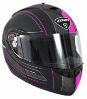 Zoan - Zoan Optimus Raceline Graphics Helmet - 138-179 - Black/Pink - 3XL - Image 1