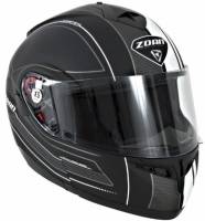 Zoan - Zoan Optimus Raceline Graphics Snow Helmet with Electric Shield - 138-193SN/E - Matte Black/White - X-Small - Image 1