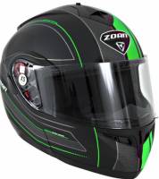 Zoan - Zoan Optimus Raceline Graphics Snow Helmet - 138-159SN - Matte Black/Green - 3XL - Image 1