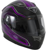 Zoan - Zoan Flux 4.1 Commander Graphics Snow Helmet with Double Lens Shield - 137-175SN - Pink - Medium - Image 1