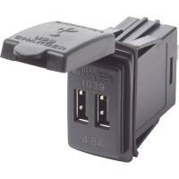 Blue Sea Systems - Blue Sea Dual USB Charger - 24V Contura Mount - Image 1