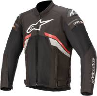 Alpinestars - Alpinestars T-GP Plus R V3 Air Jacket - 3300620-1321-4X - Black/Fluo Red/White - 4XL - Image 1