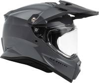 Fly Racing - Fly Racing Trekker Solid Helmet - 73-7020XS - Gray - X-Small - Image 4