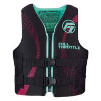 Full Throttle - Full Throttle Adult Rapid-Dry Life Jacket - S/M - Aqua/Black - Image 1