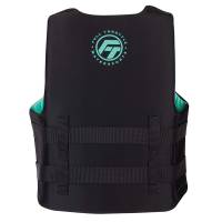 Full Throttle - Full Throttle Adult Rapid-Dry Life Jacket - S/M - Aqua/Black - Image 2