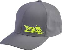 Fly Racing - Fly Racing Fly Primary Delta Hat - 351-0372S - Heather - Sm-Md - Image 1