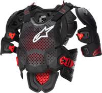 Alpinestars - Alpinestars A-10 V2 Roost Guard - 6700523-1431-XXL - Anthracite/Black/Red - XL-2XL - Image 1