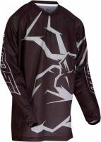 Moose Racing - Moose Racing Agroid Mesh Youth Jersey - 2912-1992 - Black/Gray - X-Small - Image 1