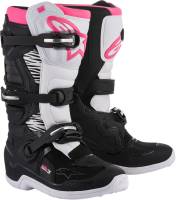 Alpinestars - Alpinestars Stella Tech 3 Womens Boots - 2013218-130-6 - Black/White/Pink - 6 - Image 1