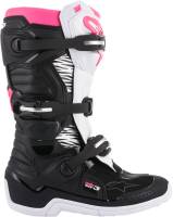 Alpinestars - Alpinestars Stella Tech 3 Womens Boots - 2013218-130-6 - Black/White/Pink - 6 - Image 3