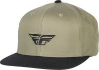 Fly Racing - Fly Racing Weeknder Youth Hat - Khaki/Black - 351-0076Y - Khaki/Black - OSFA - Image 2