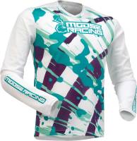 Moose Racing - Moose Racing Agroid Mesh Youth Jersey - 2912-2171 - Purple/Teal - Medium - Image 1