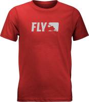 Fly Racing - Fly Racing Primary Youth T-Shirt - 352-0527YS - Red - Small - Image 1