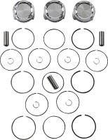 J.E. Pistons - J.E. Pistons Piston Kit - 80.00mm Standard Oversize, 9.5:1 Compression - 345192 - Image 1