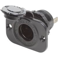 Blue Sea Systems - Blue Sea 12 Volt Dash Socket - Black - Image 1