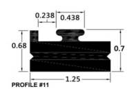 SPI - SPI Slide Profile 11 - Black - 70in. - 211-70-80 - Image 1