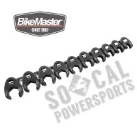 BikeMaster - BikeMaster 10-Piece 3/8in. Drive Metric Flare Crow Foot Wrench Set On Rail - 151530 - Image 1