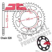 JT Sprockets - JT Sprockets Steel Rear Sprocket - 43T - JTR857.43 - Image 1