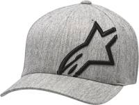 Alpinestars - Alpinestars Corp Shift 2 Curved Brim Hat - 1032-81008-1126-LG/X - Gray Heather/Black - Lg-XL - Image 1