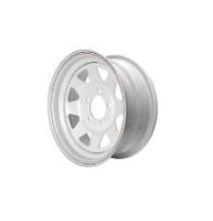 Load Star - Load Star Trailer Wheel - 13in. x 4.5in. - White Stripe Rim - 20232 - Image 1