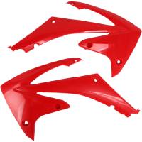 Acerbis - Acerbis Radiator Shrouds - Red - 2141830227 - Image 1