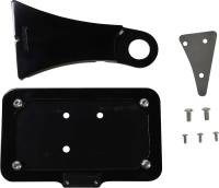 Accutronix - Accutronix Side Mount License Plate Assembly - Black Anodized - LPF114HV-B - Image 1