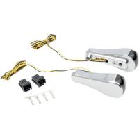 Alloy Art - Alloy Art LED Front Signal Lights with Clear lens/Amber LEDs - Chrome (smooth) - RGFS1-1 - Image 2