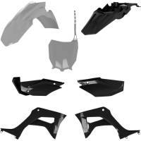 Acerbis - Acerbis Full Plastic Kit - Gray/Black - 2861931019 - Image 1