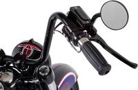 Khrome Werks - Khrome Werks 1in. Ape Hanger Handlebar - Drilled - 10in. - Black - 300819 - Image 3