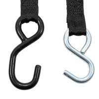 Camco - Camco Retractable Tie Down Straps - 1" Width 6&#39; Dual Hooks - Image 6