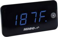 Koso North America - Koso North America Digital Touch-Screen Volt and Temperature Meter - Blue - BA068040 - Image 1