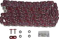 EK Chain - EK Chain 520 ZVX3 Series ZX-Ring Chain - 120 Links - Red - 520ZVX3-120AR - Image 1