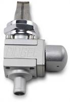 Pingel - Pingel Guzzler Fuel Valve - 22mm - 5/16in. Single Outlet - Clear Anodized - GV25G - Image 1