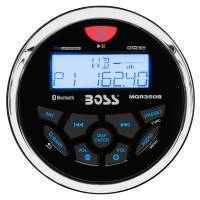 Boss Audio - Boss Audio MGR350B Marine Gauge Style Radio - MP3/AM/FM/RDS Receiver - Image 1