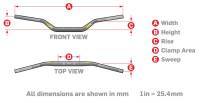 ProTaper - ProTaper SE Handlebar - CR High Bend - Platinum - 2111DREV2 PLAT GREY - Image 3