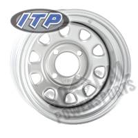 ITP - ITP Delta Steel Wheel - 12x7 - 4+3 Offset - 4/137 - Silver - D12F137 - Image 1