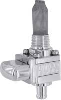 Pingel - Pingel Guzzler Fuel Valve - 3/8in. NPT -  Single 5/16in. Outlet - Polished - GV15GP - Image 1